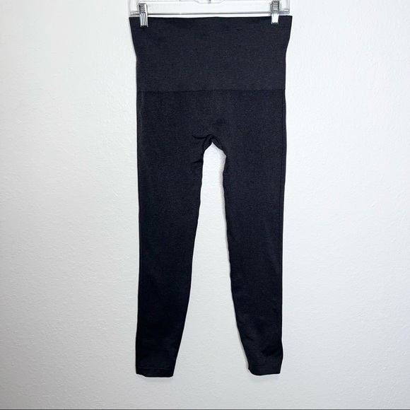 Spanx Leggings Women 1X look at me now Gray high waisted rise slimming shaping - Picture 1 of 7